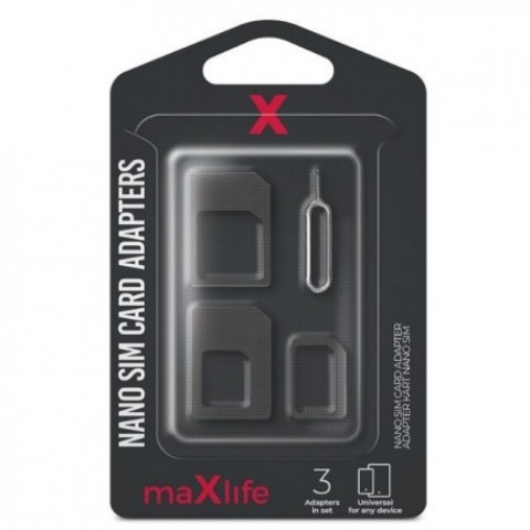 Adapteris Sim kortelei (nano, micro) Maxlife 